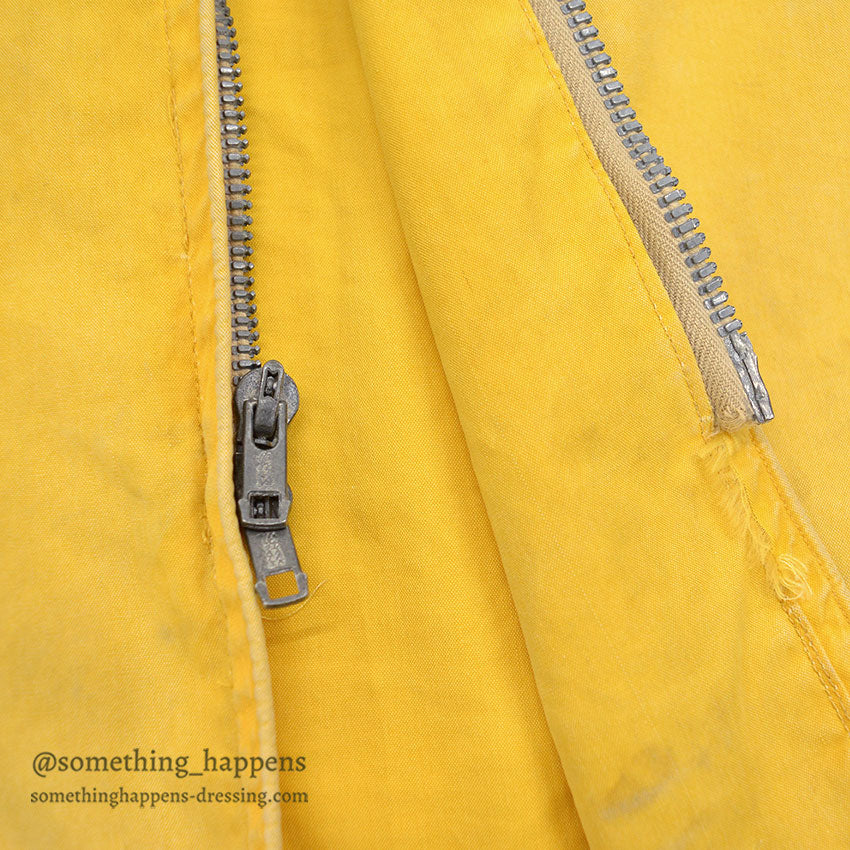 1960's REI ALPINE PATROL VENTILE PARKA / YELLOW...
