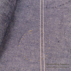 1970's DELUXE SPORTSWEAR VAD DYED DENIM JACKET / LOTS OF PATCHES ... M