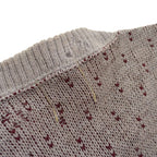 40's~ GLENSPEY SPORTWEAR 'Skiers' Jacquard knit...