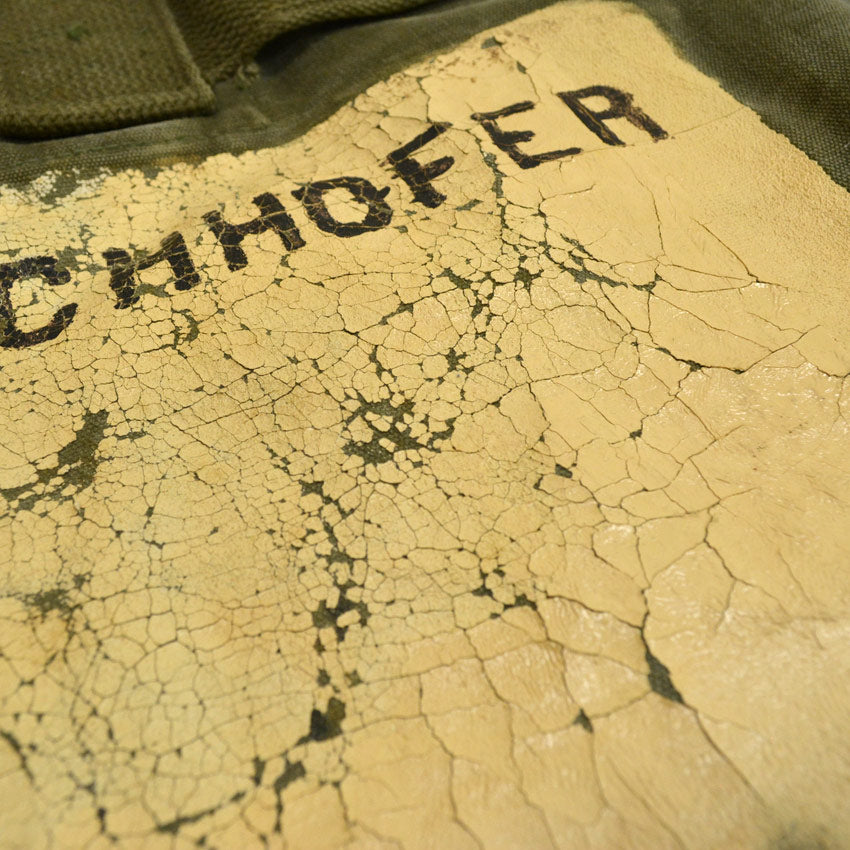 ~1950s US Army Duffle Bag Painted...