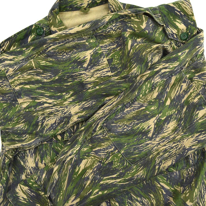 70's~ 'Greek seaweed pattern' Military BDU Jacket...