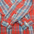 1950s-era old cotton flannel shirts with gussets...