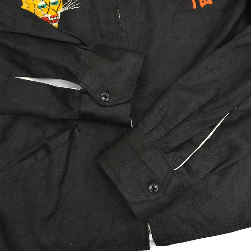 60's Vietnam Tour Jacket, Black Cotton... Size M