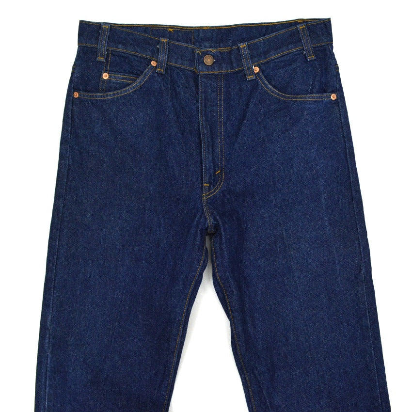 90's Levi's 505 Denim Pants, washed a few times, dark navy... W33 x L34