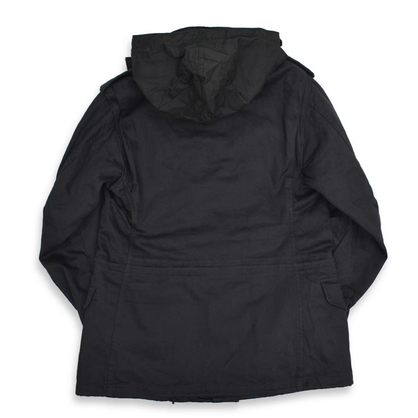 90's Deadstock ALPHA M-65 Black ALL COTTON ... SR