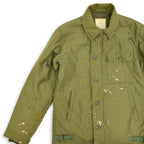60's US Navy A-2 Deck Jacket Stencil... S