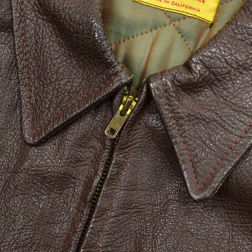 60's GOAT SKIN LEATHER TYPE A-2 JACKET ...