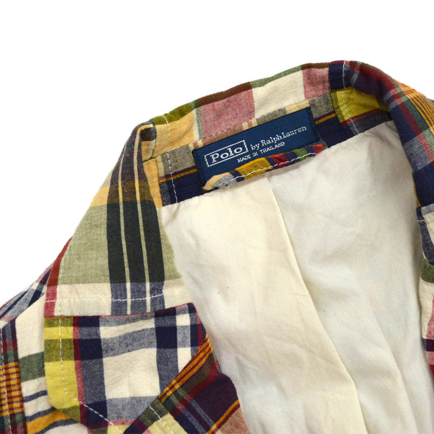 POLO by RALPH LAUREN Madras Check Tailored Jacket... 42L