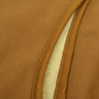 70's Deadstock Carhartt Brown Duck Vest with Boa... M