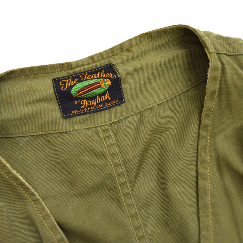 40's~ The Feather BY Drybak Halfmoon Hunting Vest...