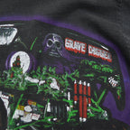 90's GRAVE DIGGER Monster Truck Hot Rod Long-Sleeve T-Shirt... XL