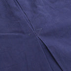 40's~ Cotton Half Zip Pull Over Shirts with Chinstrap...