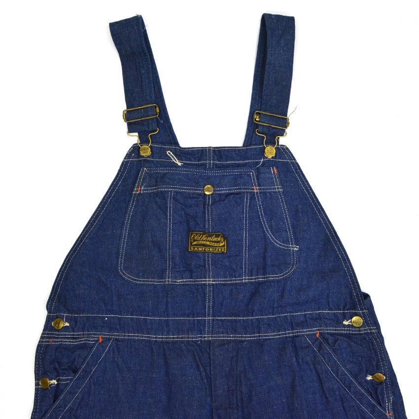 50s- Old Kentucky Denim Overalls, One Wash... W38 x L29