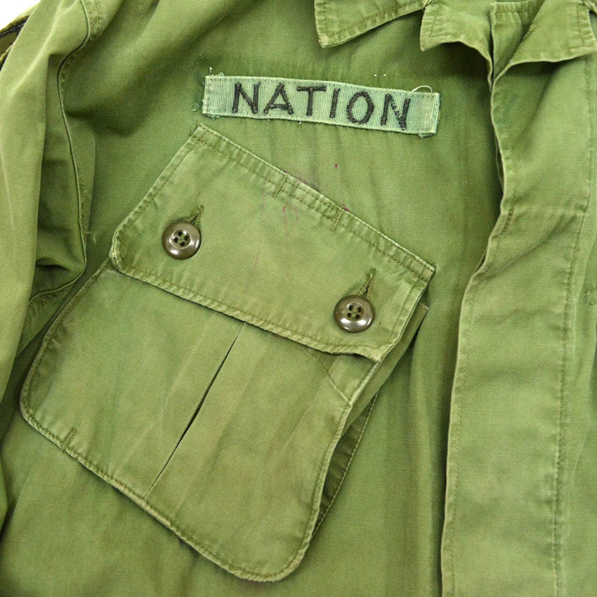 60's US ARMY Jungle Fatigue First Modified... S