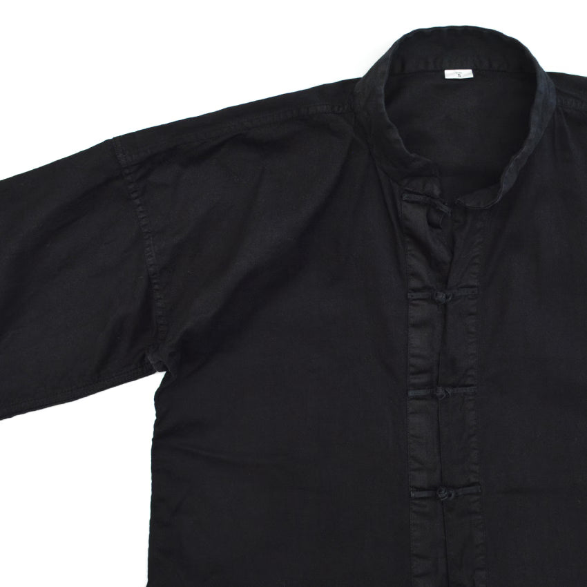 ~90's Kung Fu Shirt, All Black, Cotton...