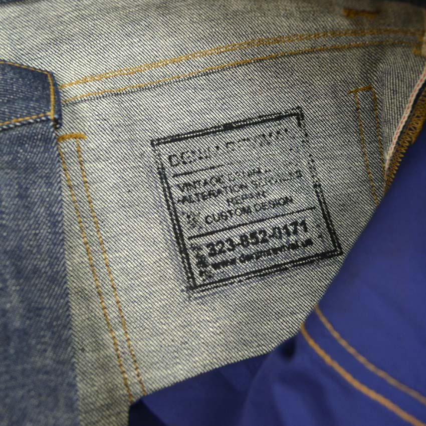 LA local repair store DENIM REVIVAL sample? 5-pocket jeans...