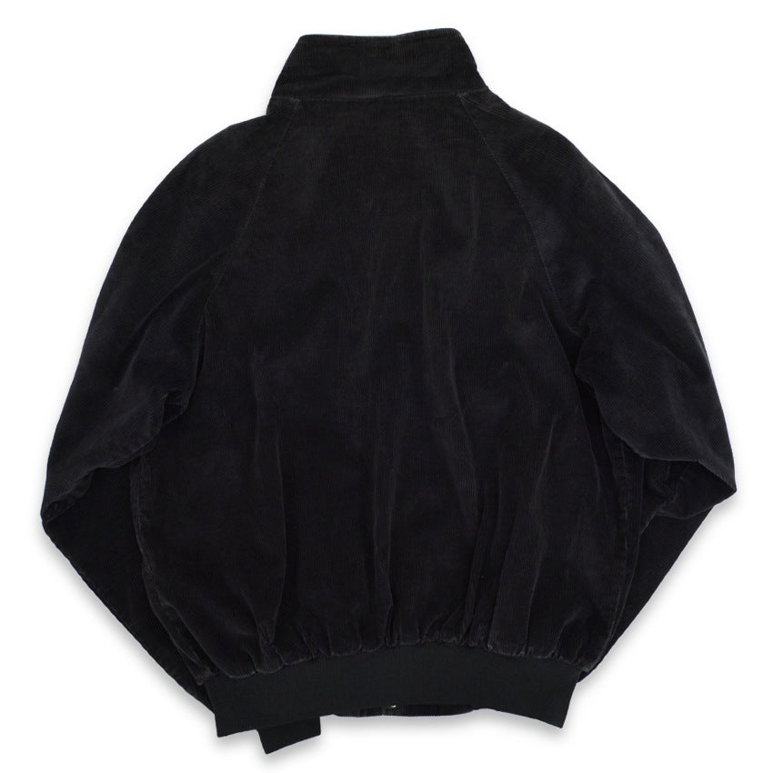 90's K-BRAND BLACK PLAIN CORDUROY JACKET...XL