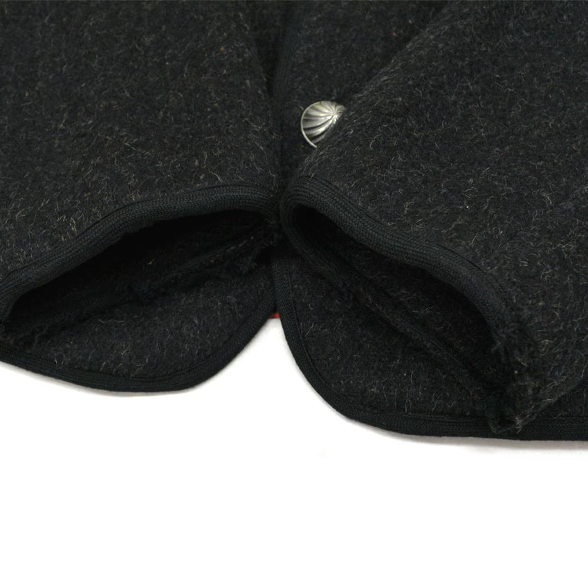 ~40's BLACK PURE WOOL TIROL JACKET...