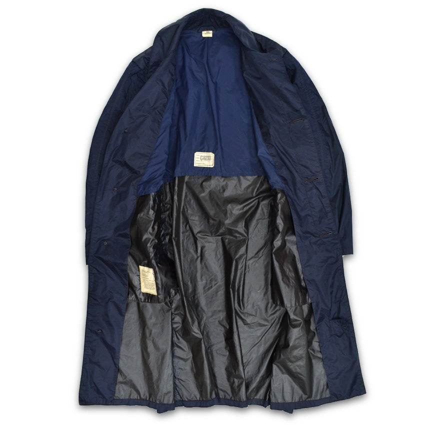70's USAF RAINCOAT NYLON BLUE...40R