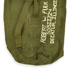 ~50's USARMY HANDPAINT DUFFLE BAG...