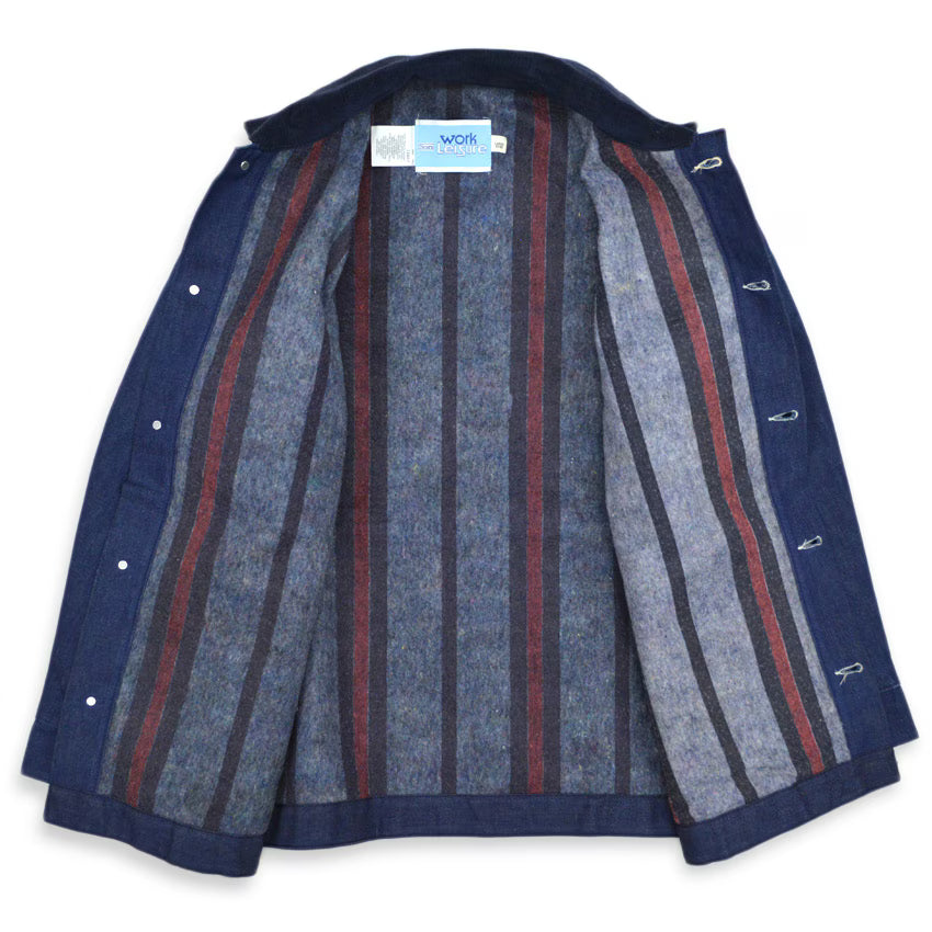 70's~ Deadstock Sears Work Leisure Denim Coverall with Blanket... L