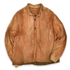 1960's~ NUBUCK LEATHER PULLOVER SHIRTS...