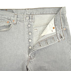 1990's Levi's 501 LIGHT GRAY DENIM PANTS... W32 L29