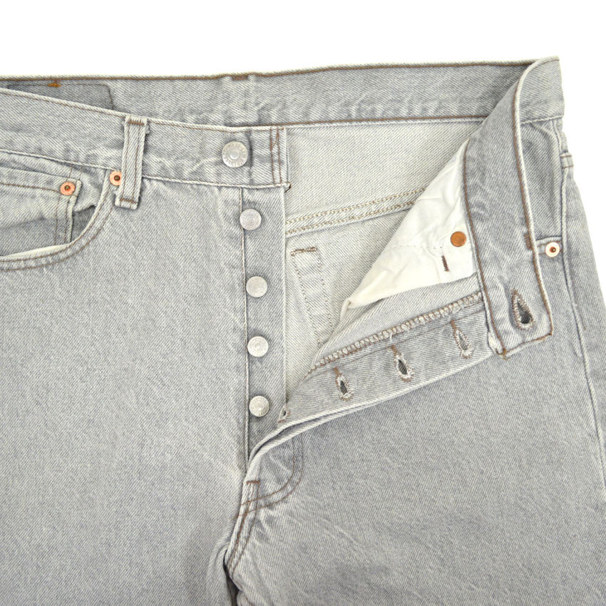 1990's Levi's 501 LIGHT GRAY DENIM PANTS... W32 L29