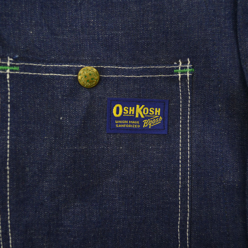1950's DEADSTOCK OshKosh ENGINEER DENIM JACKET... 40