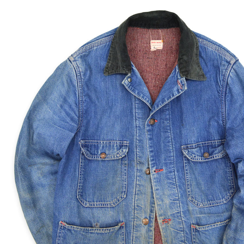 1960's BIGMAC DENIM COVERALL WITH BLANKET JUNK...