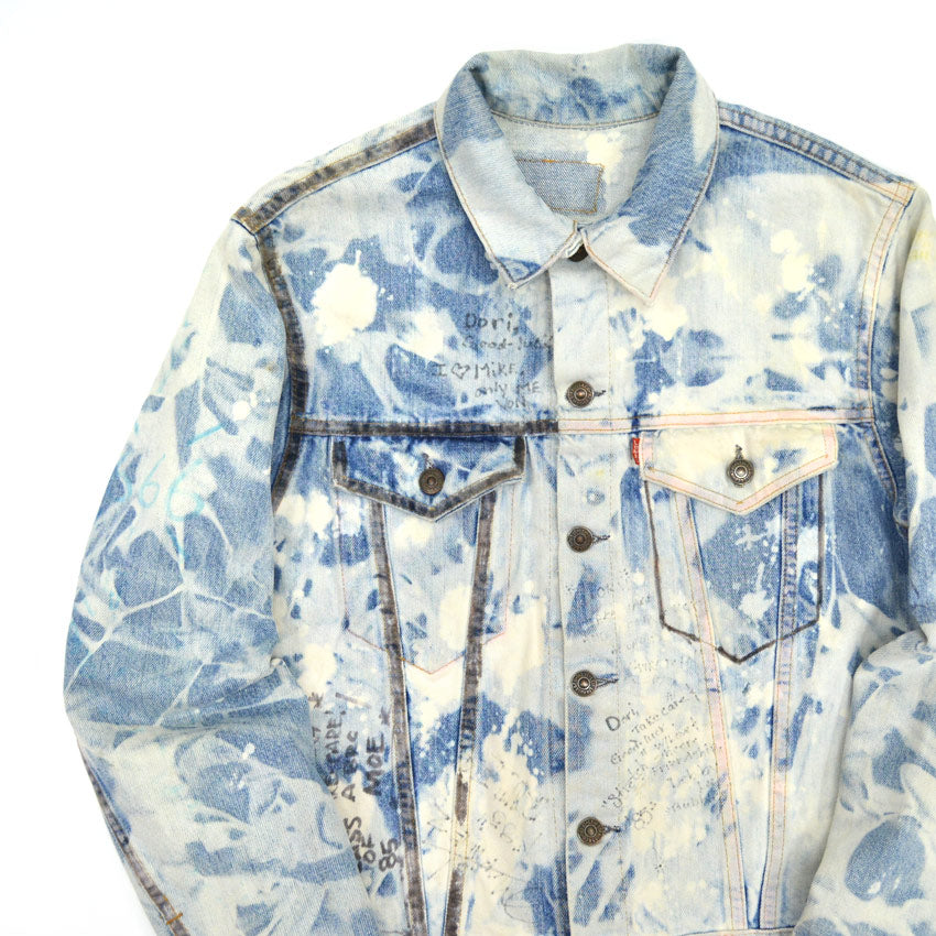 1980's Levi's 70505 Class of 85 Bleached Denim Jacket ... Fits like 38
