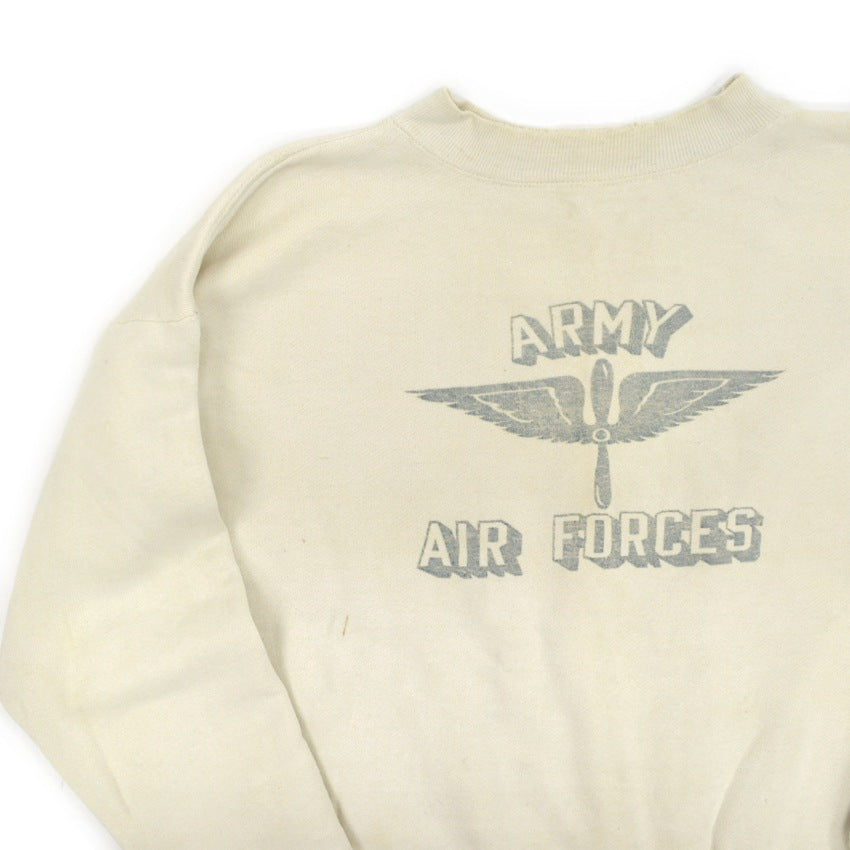 1940's Sportswear WW2 ARMY AIR FORCES SWEAT SHIRT... L
