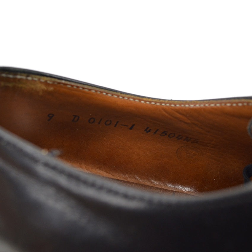 1970's~ REDWING 101 POSTMAN SHOES BLACK...9D