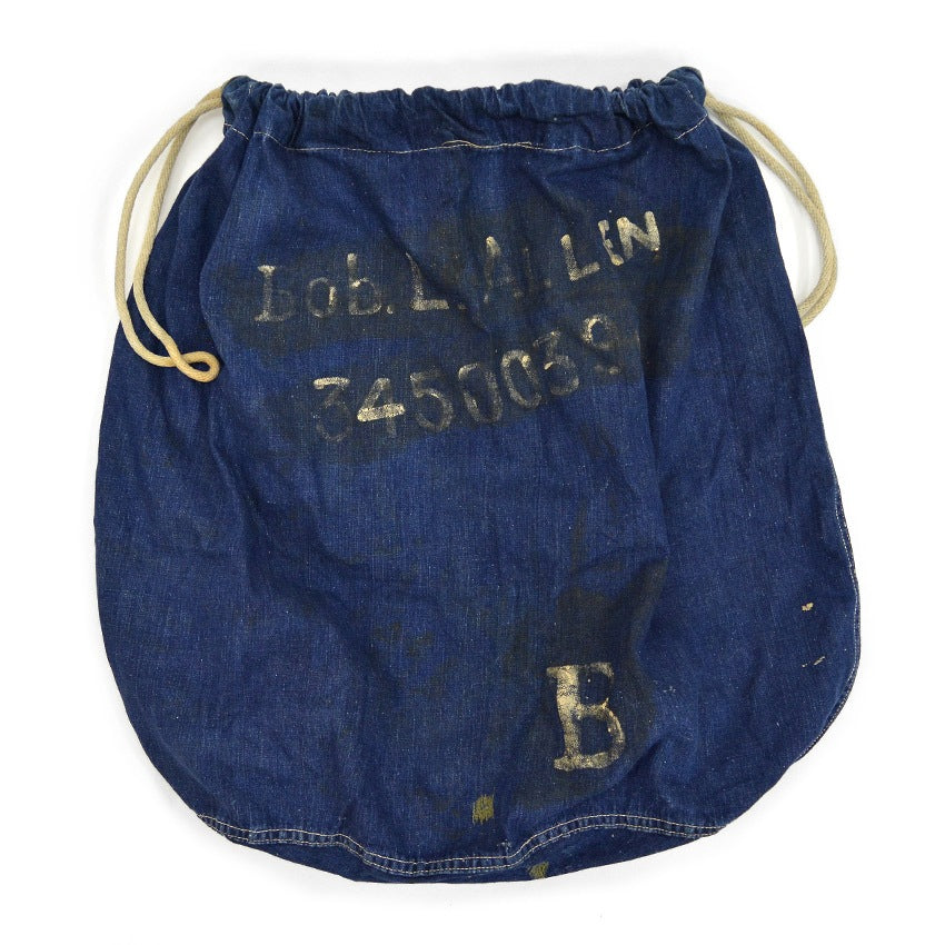 1940's USARMY WW2 DENIM LAUNDRY BAG DARK...