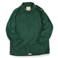 1960's~ USARMY SHIRT, AGGRESSOR COTTON SATEEN GREEN SHADE 255... L