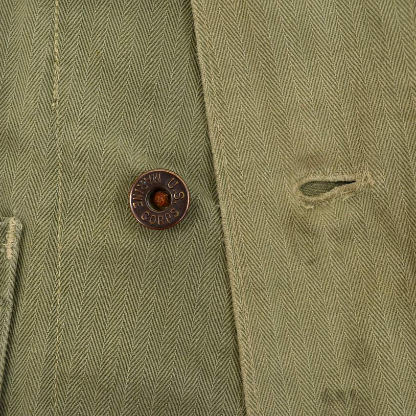 1940's U.S.M.C. P-41 HBT JACKET BLEACH CAMO ... Fits like 36