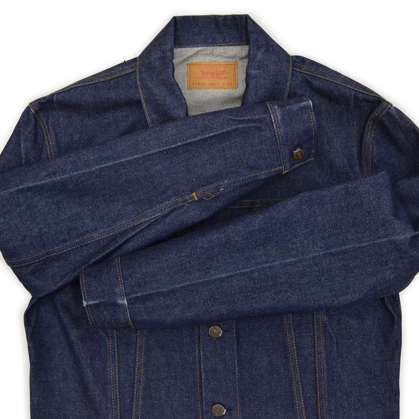 1970's~ Levi's 70506 DENIM JACKET TWO POCKET NO WASH Rare item... 42
