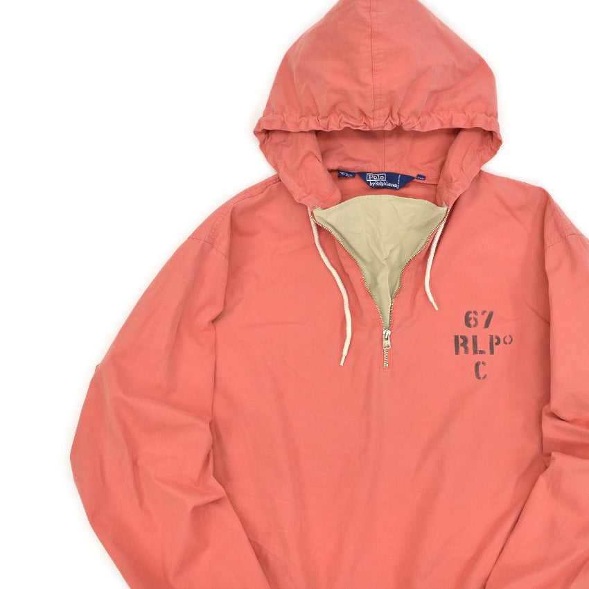 ~1990's Polo by Ralph Lauren RL-67 Anorak Parka Jacket Peach... L