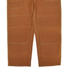 1950's DEADSTOCK CARHARTT BROWN DUCK DOUBLE KNEE OVERALL... W42 L32