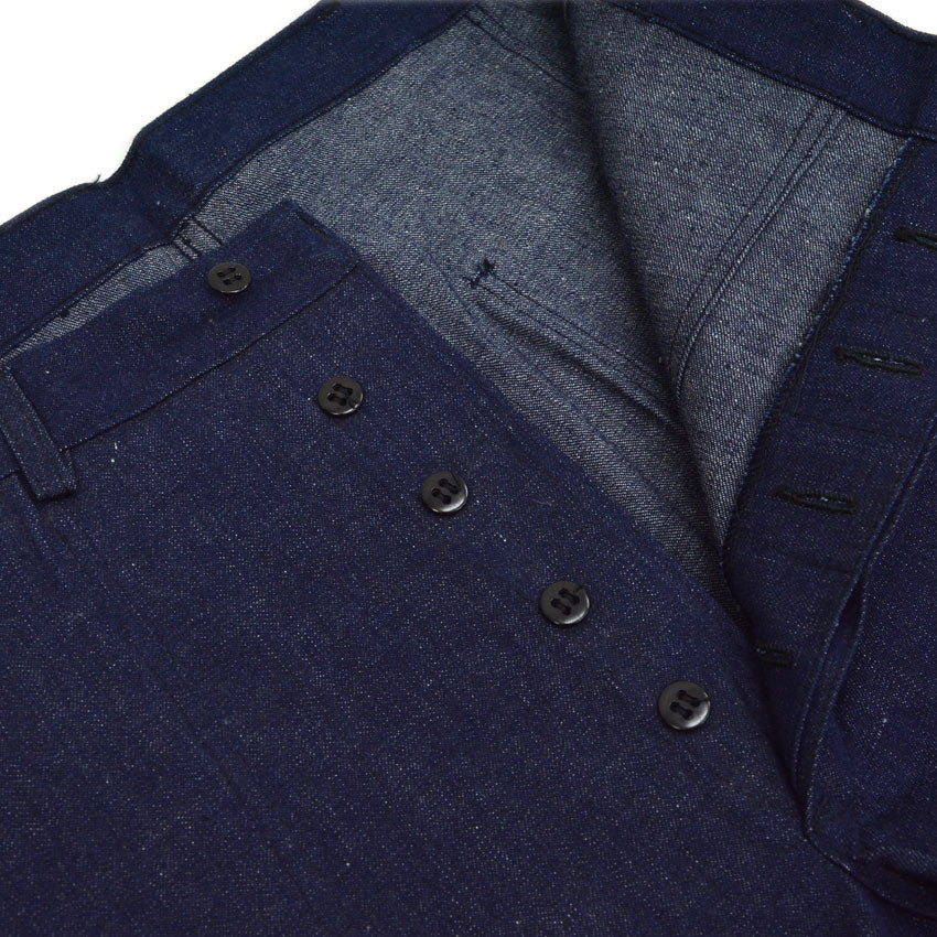 1940's DEADSTOCK USNAVY WW2 DENIM TROUSERS...W31