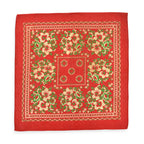 1920's~ DEADSTOCK FLORAL TURKEY RED BANDANA...