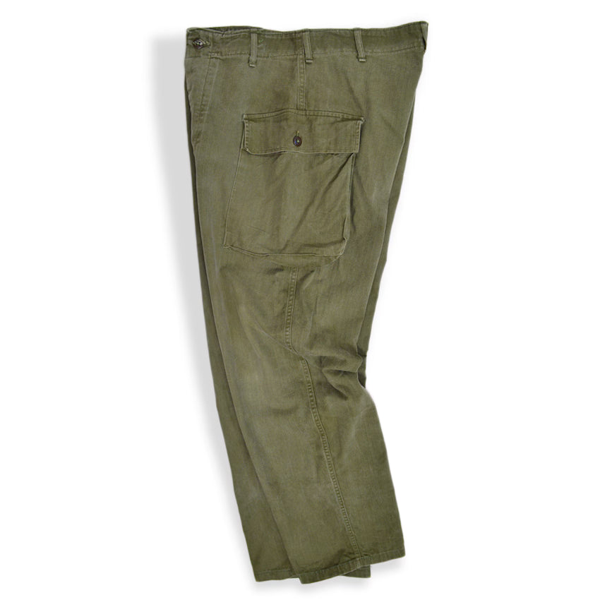 1940's U.S.ARMY WW2 M-43 HBT PANTS ... W34 L33
