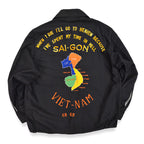 1960s VIETNAM SOUVENIR JACKET (Vietnamese style) MINT ... Fits like S
