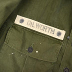 1940's U.S.ARMY M-43 HBT JACKET WITH NAME TAG ... 36R