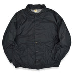 1970's~ RUSSELL ALL BLACK COACH JACKET... L