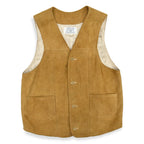 ~1960's ORVIS FISHING & TACKLE DEERSKIN VEST...40