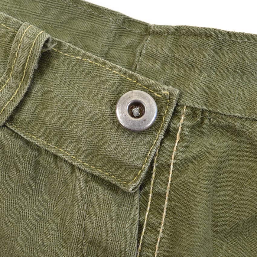 1940's USARMY WW2 HBT PANTS PRIVATE PURCHASE NAMED... W31 L31
