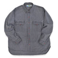 ~1990's PACIFIC SCENE BLACK COTTON SHIRT Made in Pakistan... LARGE