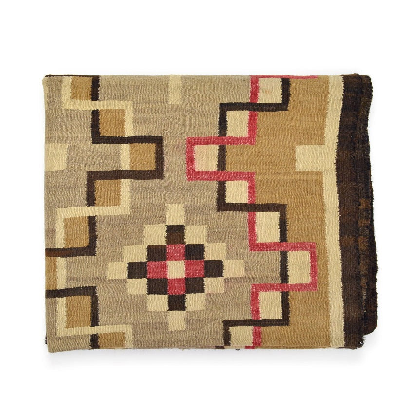 c.1920's J.B.MOORE CRYSTAL LATTICE NAVAJO RUG ... 214cm×125cm