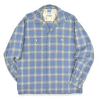 1950's PILGRIM PLAID VIRGIN WOOL SHIRT ... M